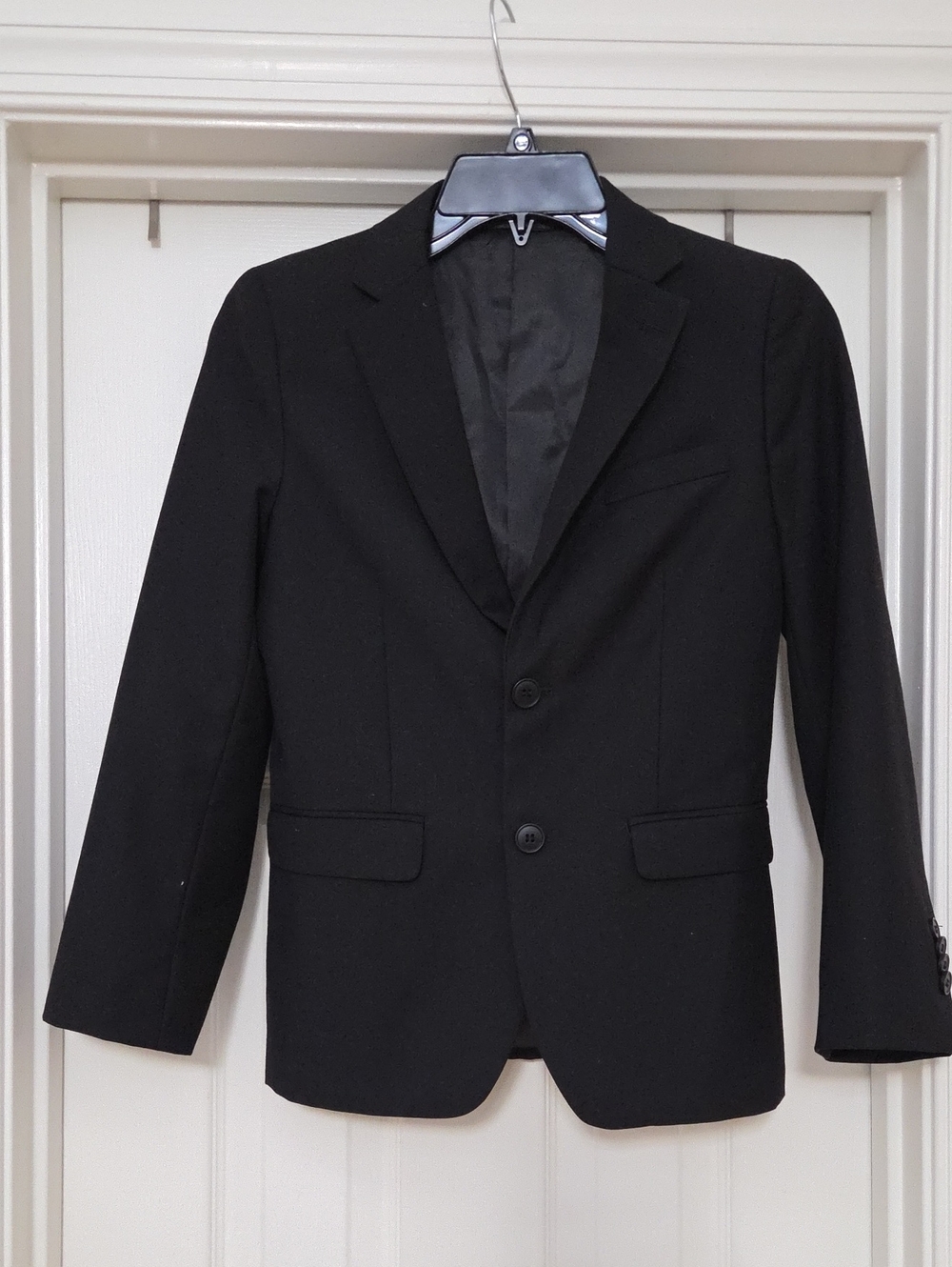 Isaac Mizrahi Black Two-Button Sport Coat